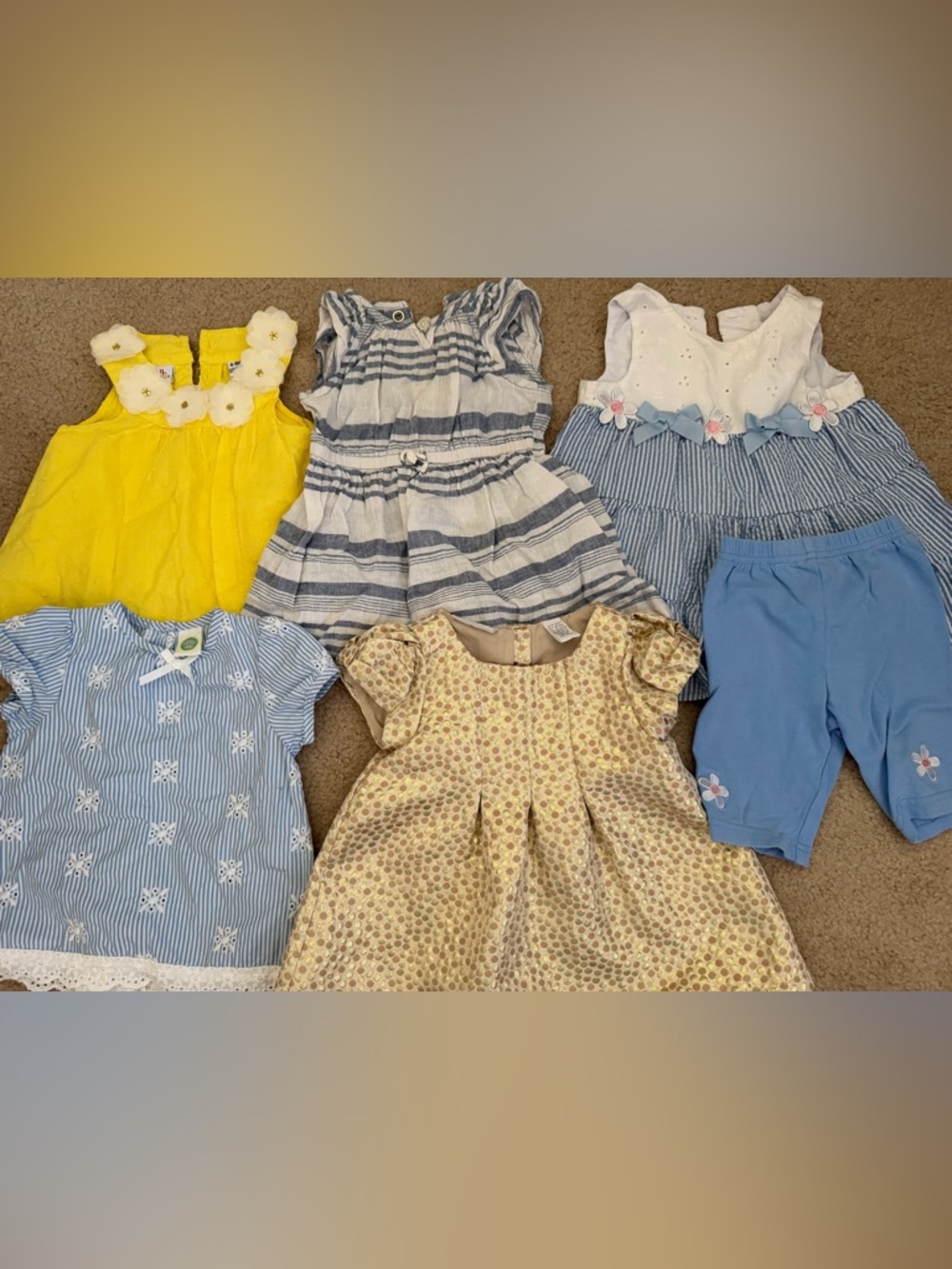 Girls' dresses 6 & 9 mo